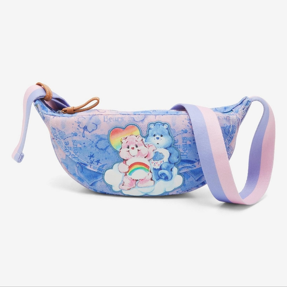 Care Bears Cheer Bear & Grumpy Bear Convertible Crossbody Belt Bag